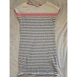 Boden Striped Sleeveless Cotton Dress (L / US 6L)